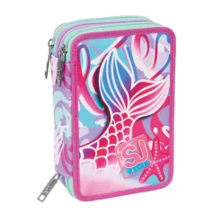 Ast.3 Zip Sj Gang Nuova Etichetta In Gomma Personalizzata Con Logo Sj Gang Scuola