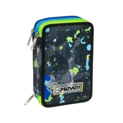 Outlet Astuccio 3 Zip 46 Pezzi Lavorazioni Nuova Etichetta In Gomma Personalizzata Logo Scuola