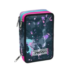 Online Astuccio 3 Zip Etichetta In Gomma Personalizzata Logo Scuola