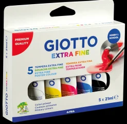 New Astuccio Tempere Colori Primari 5 X 12 Ml Cancelleria E Accessori