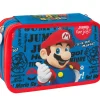 Clearance Astuccio 3Zip Supermario Scuola