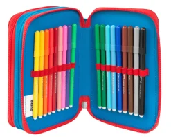 Clearance Astuccio 3Zip Supermario Scuola