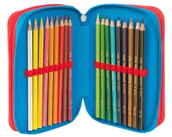 Clearance Astuccio 3Zip Supermario Scuola