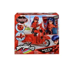 Outlet Bandai Miraculous Scooter Trasformabile Bambola Articolata Ladybug Da 26Cm Fashion Dolls