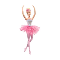 Dreamtopia Luci Scintillanti, Ballerina Magico Tutu, Bambola Dai Capelli Biondi, Con Luci, Coroncina E Tutu Rosa, Giocattolo Per Bambini, 3+ Anni, Hlc25 Fashion Dolls