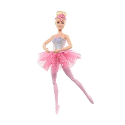 Dreamtopia Luci Scintillanti, Ballerina Magico Tutu, Bambola Dai Capelli Biondi, Con Luci, Coroncina E Tutu Rosa, Giocattolo Per Bambini, 3+ Anni, Hlc25 Fashion Dolls