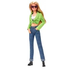 New @style Studio Set Moda Con Bambola Completamente Snodata, Specchiera Con Sedia, 2 Look, 3 Paia Di Scarpe E 15 Accessori Fashion Dolls