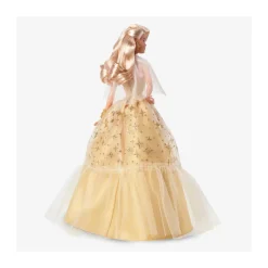 Signature Magia Delle Feste 2023, Bambola Da Collezione Con Capelli Biondi E Abito Dorato, Confezione Da Esporre, Regalo Per Le Feste, 6+ Anni, Hjx04 Fashion Dolls