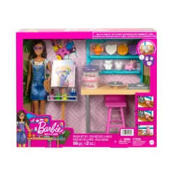 Discount Studio D'Arte Creativita E Relax, Bambola , Oltre 25 Accessori Per Creare E Dipingere, Pasta Da Modellare, Stampi, Tele E Altro Ancora, Giocattolo Per Bambini Dai 3 Ai 7 Anni Fashion Dolls