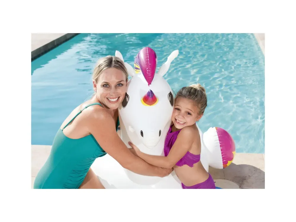Best Cavalcabile Unicorno Fantasy 150X117 Cm Gonfiabili Per Bambini