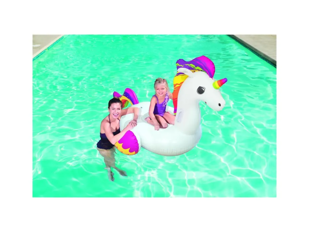 Best Cavalcabile Unicorno Fantasy 150X117 Cm Gonfiabili Per Bambini