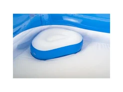 Sale Piscina Family Pentagono 213X206X69 Cm Con Due Sedute, Due Poggiatesta E Due Portabicchieri Piscine Da Giardino