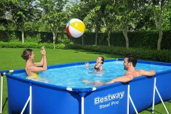 Discount Piscina Steel Pro Frame Rettangolare 400X211X81 Cm Piscine Da Giardino