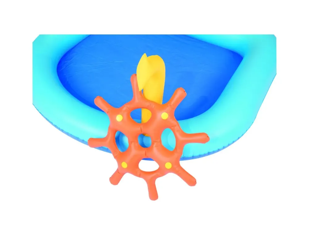 Clearance Play Center Nave 140X130X104 Cm Con Pesci E Accessori Gonfiabili Gonfiabili Per Bambini