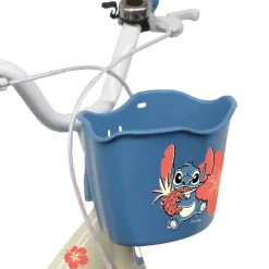 Bicicletta Da 16 Pollici Di Stitch, Con Cestino E Portabambole Biciclette Per Bambini