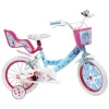Online Bicicletta Misura Da 16 Pollici Disney Frozen Con Cestino E Portabambole Adatta Per Bambini 4-6 Anni Biciclette Per Bambini