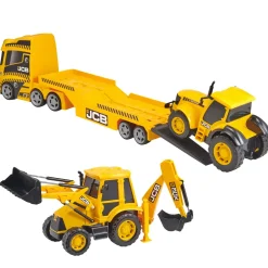 New Bisarca 2 Veicoli Cantiere Camion, Trattori E Ruspe