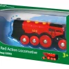 New Grande Locomotiva Rossa A Batterie Costruzioni In Legno