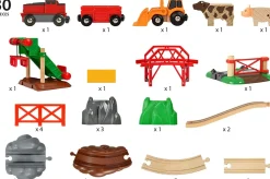 Hot Set Fattoria Degli Animali Costruzioni In Legno
