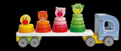 Clearance Camion Con Animali Da Impilare Giochi Educativi In Legno