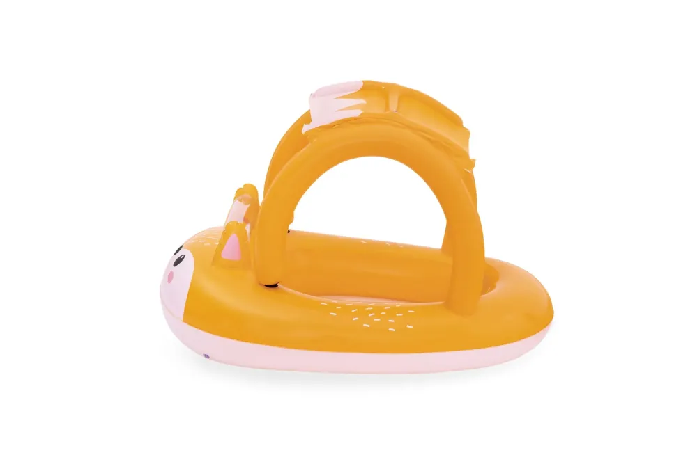 New Canottino Volpe Con Copertura Cm. 85 58 Con Velcro Per Facilitare Entrata E Palline Scorreveli Gonfiabili Per Bambini