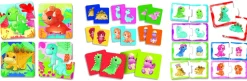 Outlet Carotina Baby Dinoland 3 In 1 Puzzle Per Bambini