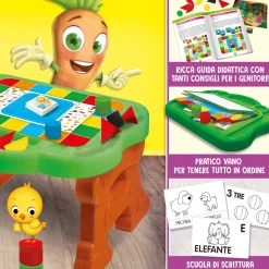 Hot Carotina Tavolino Molto Attivo 30 Giochi Primi Apprendimenti