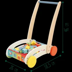 Discount Carrellino Primi Passi Con Costruzioni Giochi Educativi In Legno