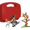 Clearance Carrying Case Fire Rescue Set Costruzioni