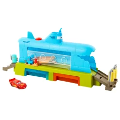 Sale Disney Pixar Auto Sottomarino Playset Per Lavaggio, Con Macchinina Saetta Mcqueen Che Cambia Colore Con L'Acqua; Giocattolo Per Bambini 4+ Anni Garage E Circuiti
