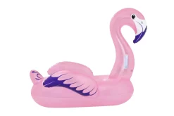 Hot Cavalcabile Fashion Fenicottero Luxury Cm. 153 143 Con Maniglie Gonfiabili Per Bambini