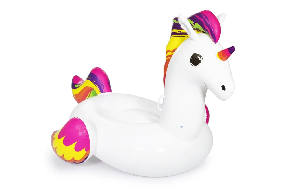 Online Cavalcabile Fashion Unicorno Luxury , Cm 224 164, Con Maniglie Gonfiabili Per Bambini
