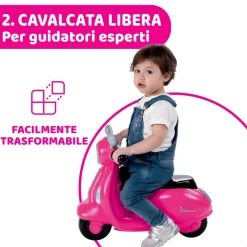 Sale Cavalcabile Vespa Primavera Rosa Tricicli E Balance Bikes