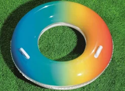 Discount Ciambella Gonfiabile Arcobaleno ® (91 Cm) Salvagenti E Braccioli Bambini