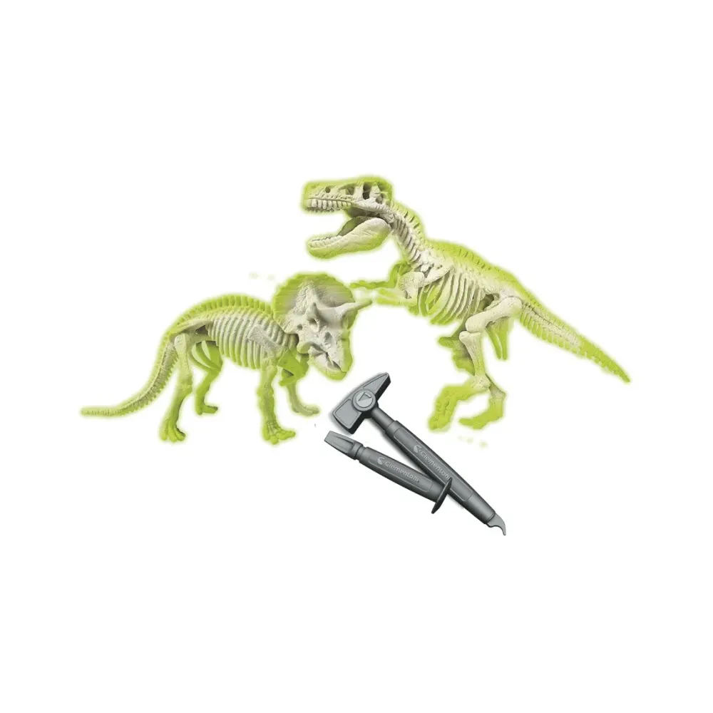 Discount Clementoni 19345 Archeogiocando T-Rex Tricerat Giochi Scientifici