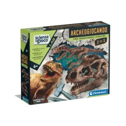 Discount Clementoni 19324 Archeogiocando Kit T-Rex 2In1 Giochi Scientifici