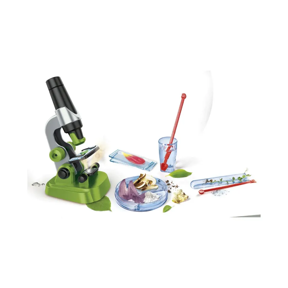 Clearance Clementoni 19347 Il Mio Primo Microscopio Vero Microscopio Portatile Giochi Scientifici