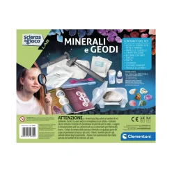 New Clementoni 19350 Minerali E Geodi Kit Scientifico Giochi Scientifici