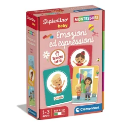 Discount Clementoni 16435 Montessori Baby Emozioni Esp 48 Carte Tattili Primi Apprendimenti