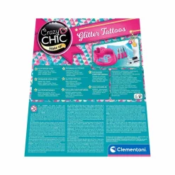 Outlet Clementoni Glitter Tattoos, Gioco Creativo Per Bambini Moda, Gioielli, Decorazioni, Cosmetici