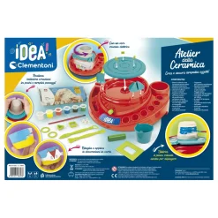Clearance Clementoni Idea Atelier Della Ceramica, Tornio Per Modellare La Creta Kit Artistici E Pittura