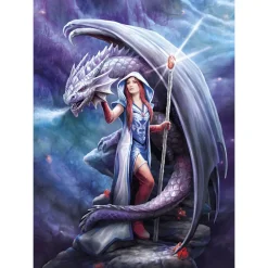 Hot Puzzle Anne Stokes Dragon Mage 1000 Pezzi, Puzzle Adulti Puzzle 1000 Pezzi