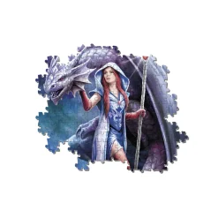Hot Puzzle Anne Stokes Dragon Mage 1000 Pezzi, Puzzle Adulti Puzzle 1000 Pezzi