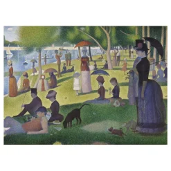 Online Puzzle Museum Collection Seurat, "Sunday On La Grande Jatte" 1000 Pezzi, Puzzle Adulti Puzzle 1000 Pezzi