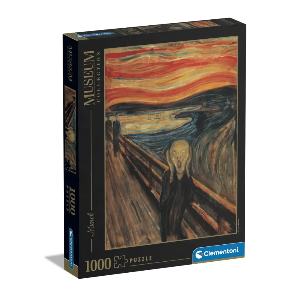 Discount Puzzle Museum Collection Munch, "The Scream" 1000 Pezzi, Puzzle Adulti Puzzle 1000 Pezzi