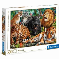 Puzzle Wild Cats 500 Pezzi Puzzle 500 Pezzi