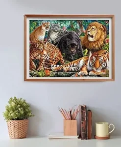 Puzzle Wild Cats 500 Pezzi Puzzle 500 Pezzi