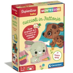 Discount Clementoni Baby Montessori I Cuccioli In Fattoria Primi Apprendimenti