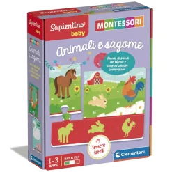 Best Clementoni Baby Montessori Animali E Sagome Primi Apprendimenti