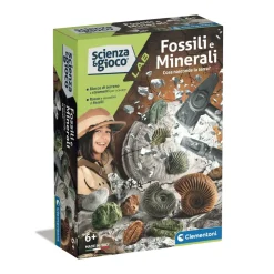Hot Clementoni Science & Play Lab Fossili E Minerali, 19371 Giochi Natura